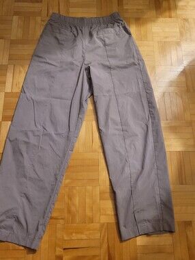 Girls Nike Casual Elastic Waist Pants - Gray